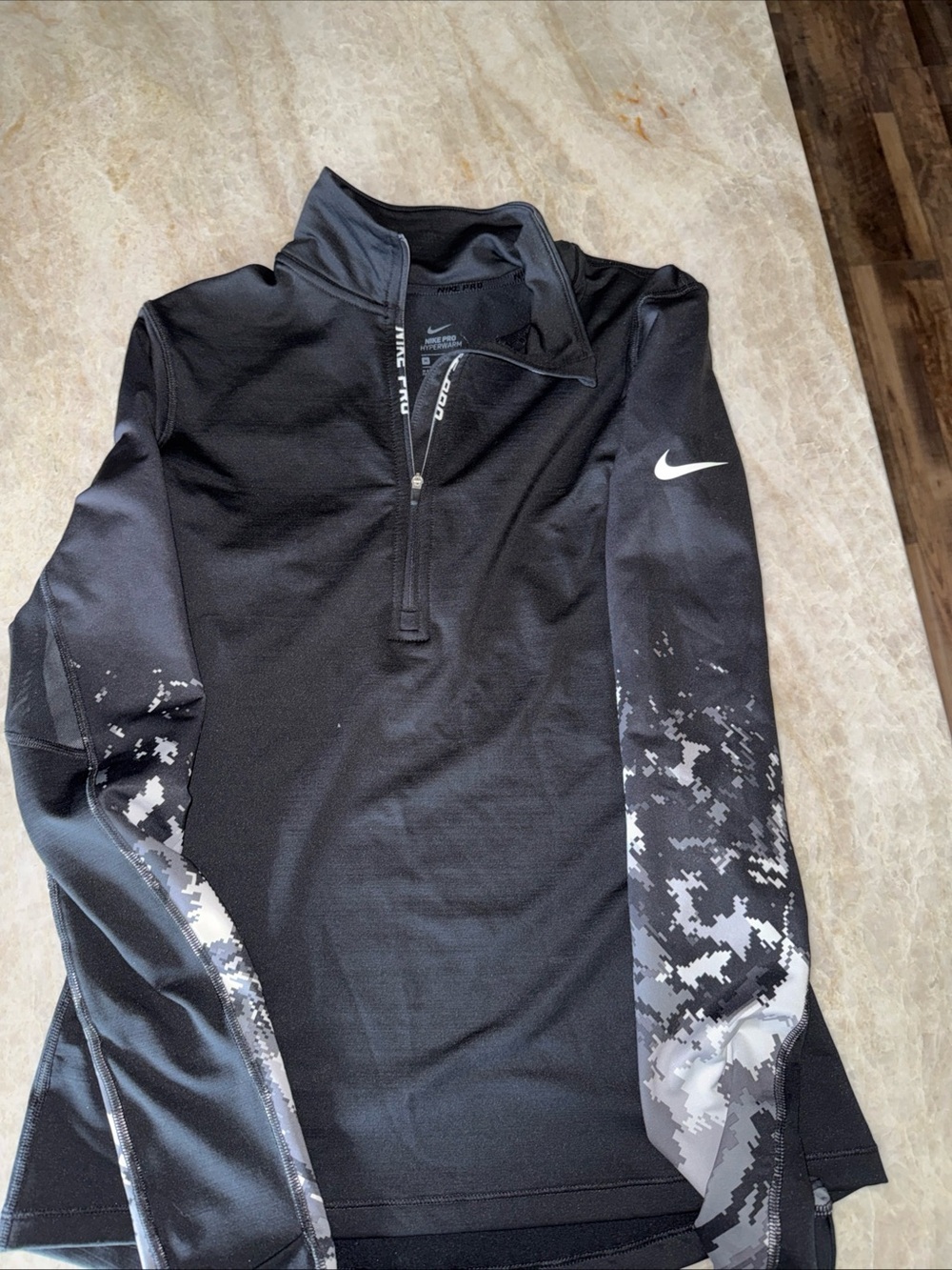 Nike Pro Hyper Warm Long Sleeve Top med